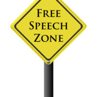Free Speech Zone sign.jpg.crdownload Free Speech Zone sign.jpg.crdownload