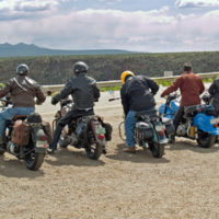 group of bikers group of bikers