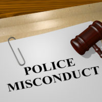 File that reads police misconduct